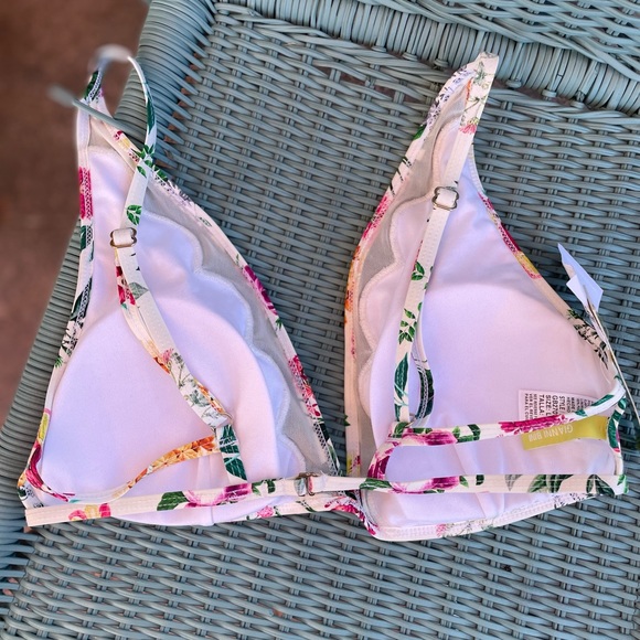 Gianni Bini Pretty Petals Halter bra NWT size Large - Picture 5 of 11